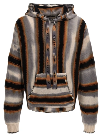 Shop Amiri Baja Stripe Sweater, Cardigans Multicolor
