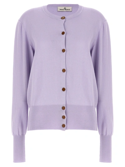 Shop Vivienne Westwood Bea Sweater, Cardigans Purple