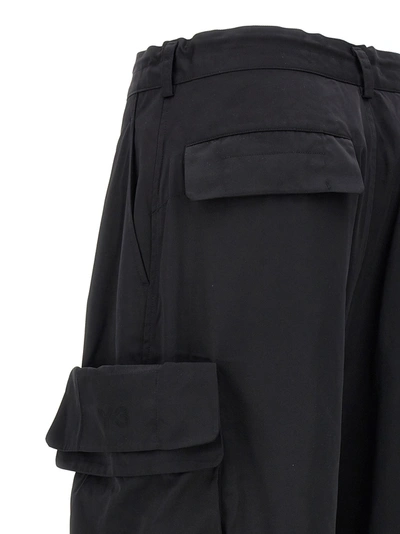 Shop Y-3 Cargo Pants Black