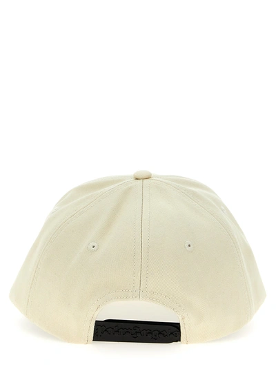 Shop Palm Angels Classic Logo Hats White/black