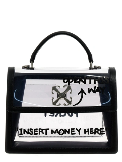Shop Off-white Jitney 2.8 Hand Bags Transparent