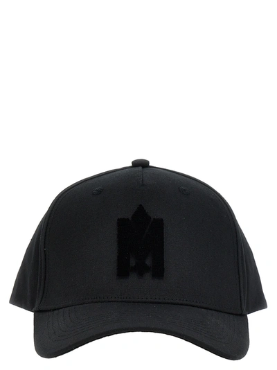 Shop Mackage Logo Cap Hats Black