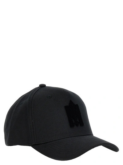 Shop Mackage Logo Cap Hats Black