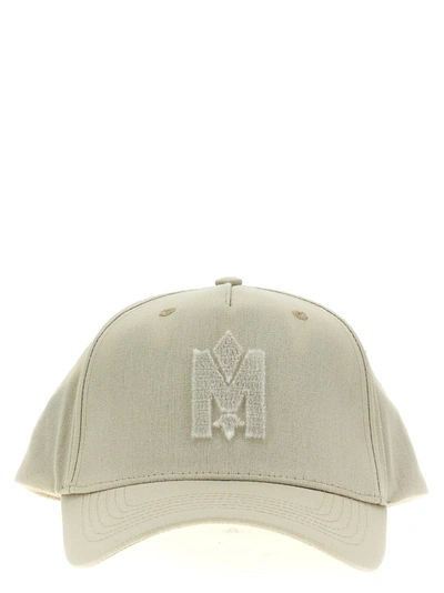Shop Mackage Logo Cap Hats Blue