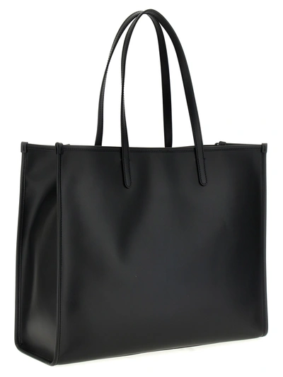 Shop Dolce & Gabbana Logo Shopping Bag Tote Bag Black