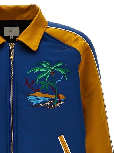 Shop Rhude Palm Eagles Souvenir Casual Jackets, Parka Multicolor