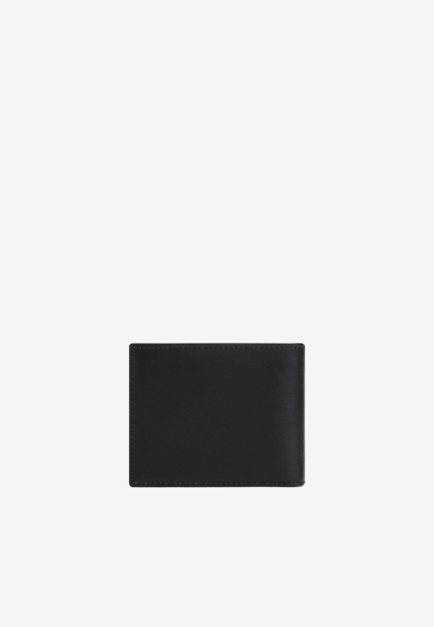 Shop Off-white Bookish Bi-fold Leather Wallet In Black