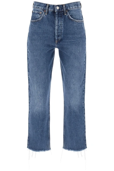 Shop Agolde Riley Cropped Jeans