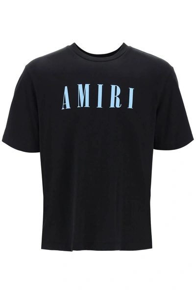 Shop Amiri Crewneck T Shirt With Core Logo