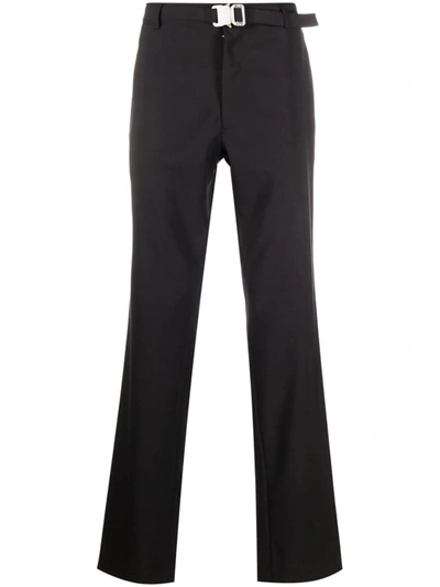 Shop Alyx 1017  9sm Straight Trousers With Belt In Black