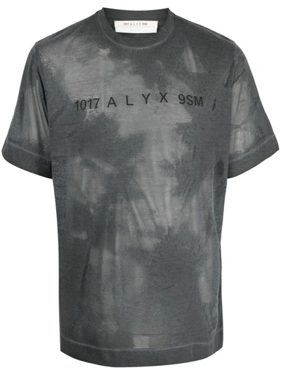 Shop Alyx 1017  9sm T-shirt With Graphic Print In Black