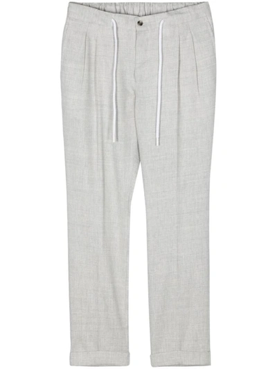 Shop Barba Trouser Rome Clothing In Grey