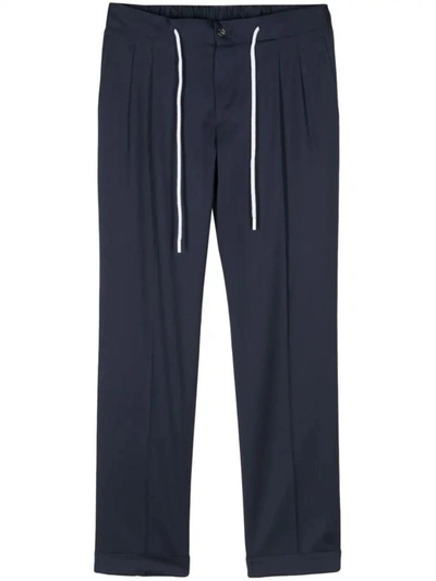 Shop Barba Trouser Rome Clothing In Blue