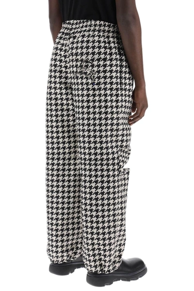 Shop Burberry Workwear Pants In Houndstooth
