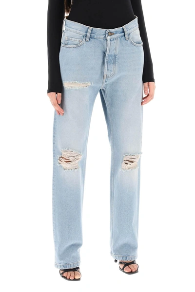 Shop Darkpark Naomi Jeans With Rips And Cut Outs
