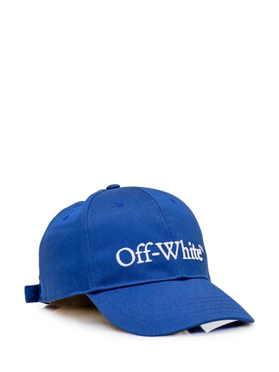 Shop Off-white Hat With Logo In Blue