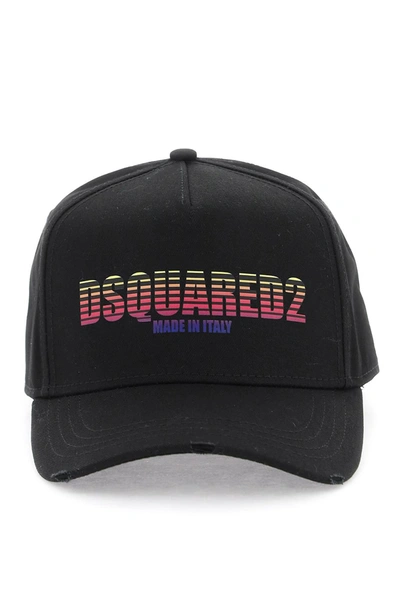 Shop Dsquared2 "baseball Cap With Gradient Logo