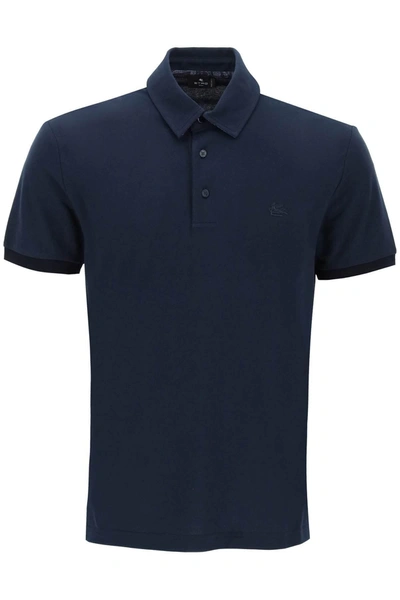 Shop Etro Regular Fit Polo Shirt