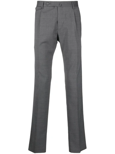 Shop Tagliatore Classic Trousers With Pences Clothing In Grey