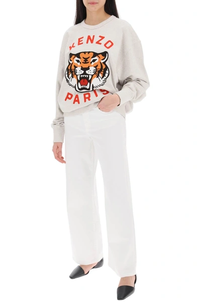 Shop Kenzo 'lucky Tiger' Oversized Sweatshirt