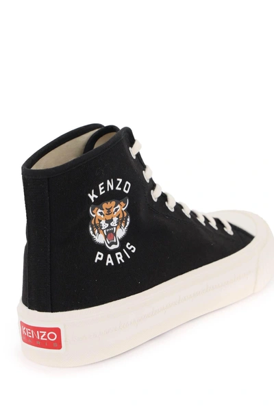 Shop Kenzo Canvas High Top Sneakers
