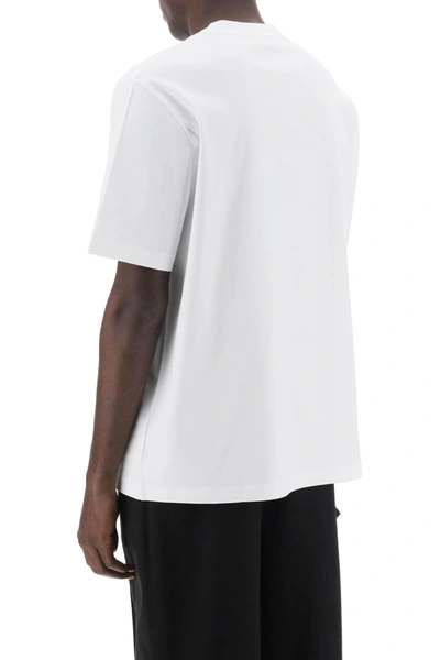 Shop Lanvin Embroidered Logo T Shirt