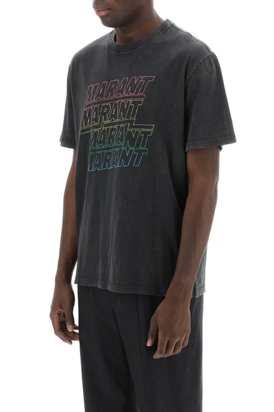 Shop Marant Hugo Faded Effect T Shirt