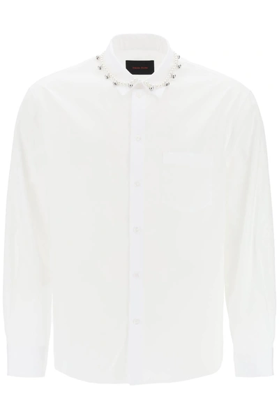 Shop Simone Rocha "shirt With Pearls And Bells