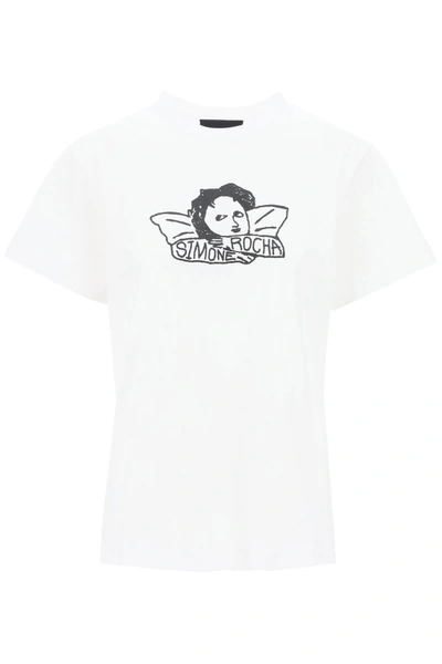 Shop Simone Rocha Angel Baby Crewneck T Shirt