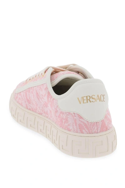 Shop Versace Greca Sneakers