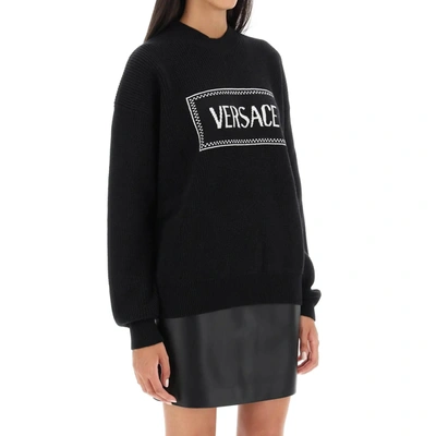 Shop Versace Logo Sweater