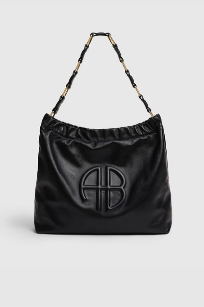 Shop Anine Bing Kate Shoulder Bag In Black