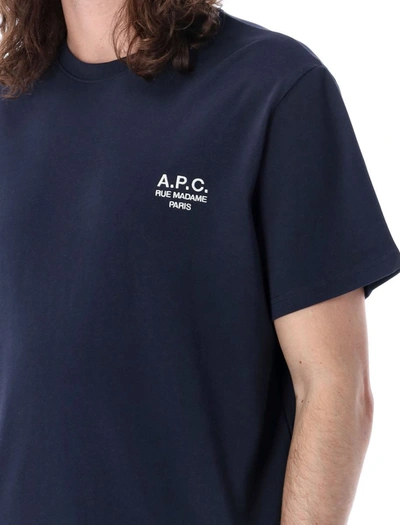 Shop Apc A.p.c. Raymond T-shirt In Dark Navy