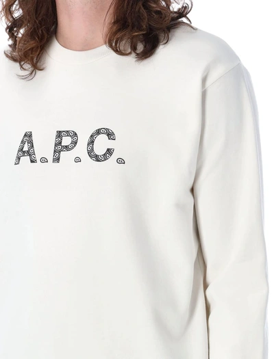 Shop Apc A.p.c. Timothy Sweatshirt In Black Noir
