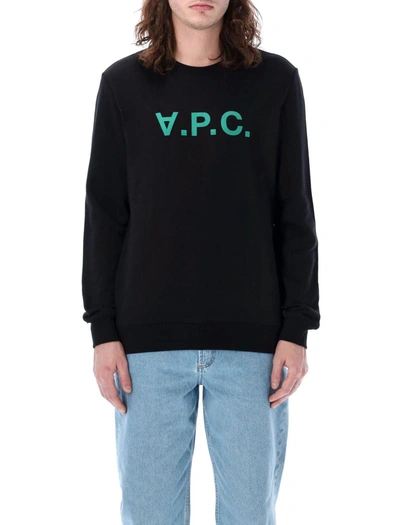 Shop Apc A.p.c. Vpc Sweatshirt In Noir Vert