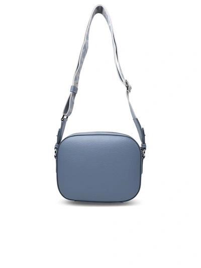 Shop Stella Mccartney 'camera Bag' Sky Blue Vegan Leather Crossbody Bag