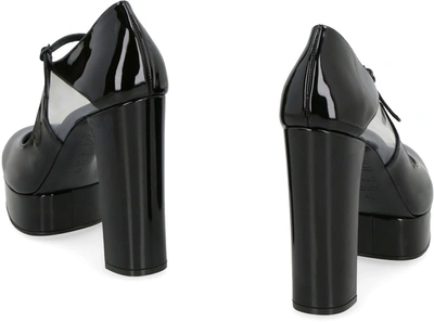 Shop Casadei Betty Patent Leather Pumps In Black