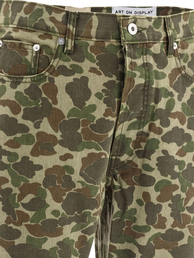 Shop Gallery Dept. "road Camo 5001" Jeans In Green