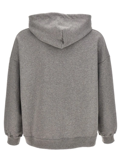 Shop Gcds Gray Cotton Sweatshirt