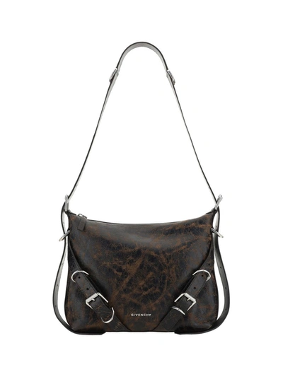 Shop Givenchy Shoulder Bags In Black/brown Mud