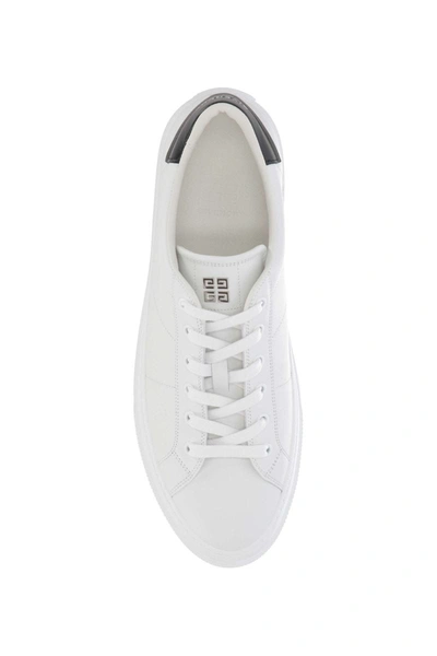 Shop Givenchy City Sport Sneakers With Black Spoiler In White
