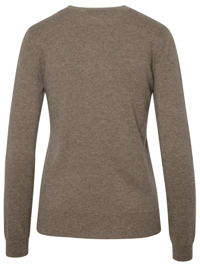 Shop Max Mara Brown Cashmere 'pamir' Sweater In Beige