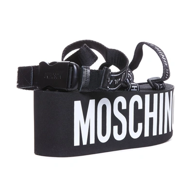 Shop Moschino Football With Logo In Black