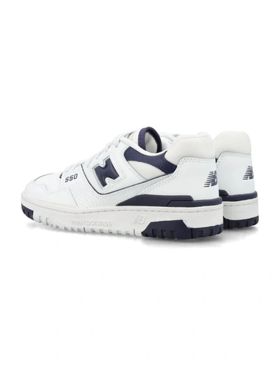 Shop New Balance Bbw 550 Woman Sneakers In White Navy