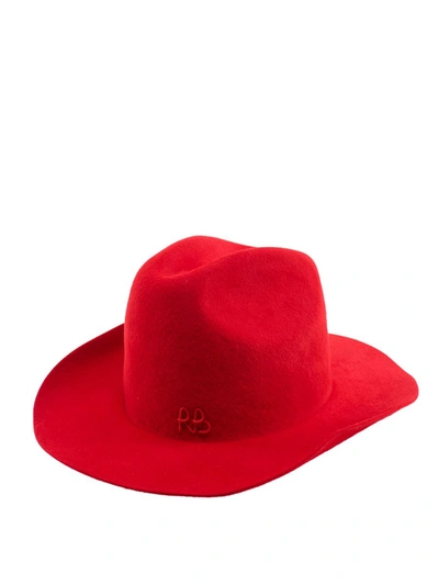 Shop Ruslan Baginskiy Hat In Red