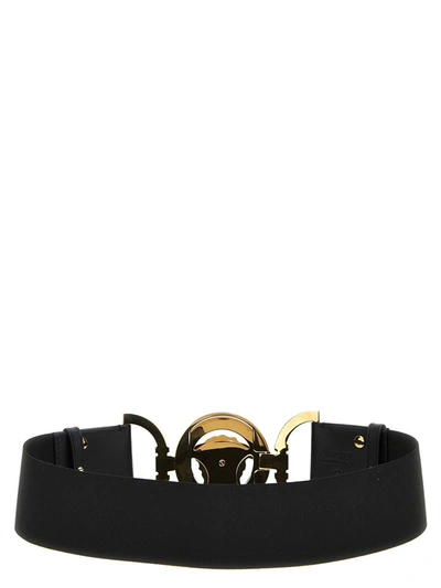 Shop Versace Belts In Black