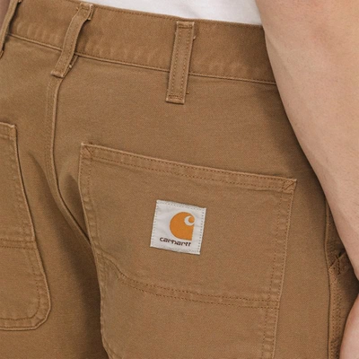 Shop Carhartt Wip Hamilton Double Knee Pant In Brown