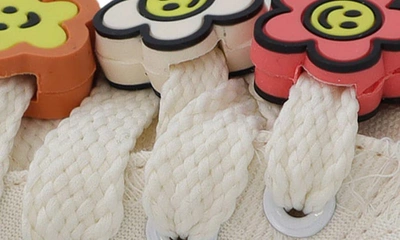 Shop Yoki Kids' Distressed Denim Sneaker In White