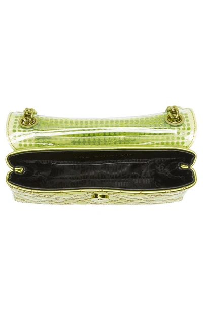 Shop Kurt Geiger Mini Brixton Lock Shoulder Bag In Bright Green