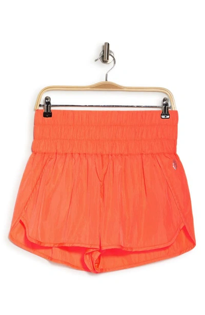 Shop Fp Movement The Way Home Shorts In Tangerine